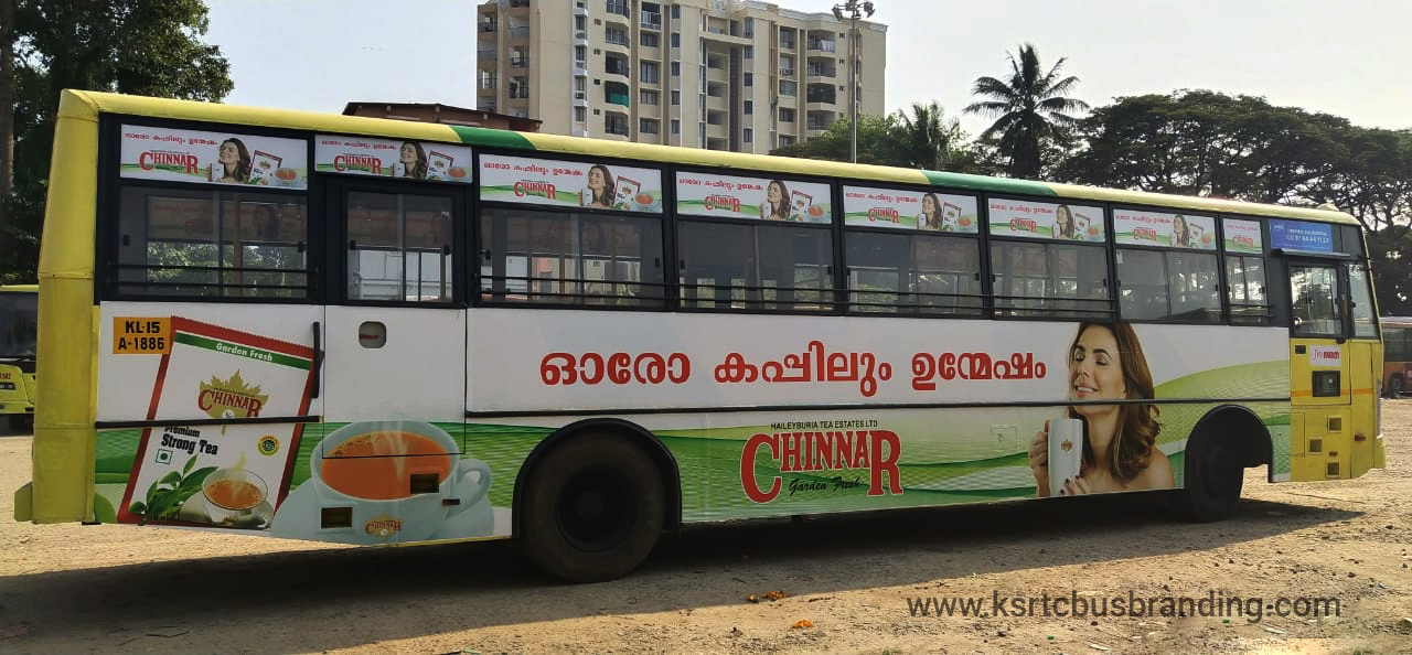 advertisement in bus in kerala