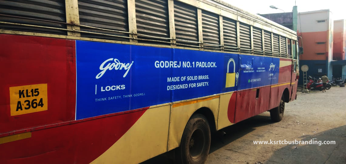 bus branding design in kerala