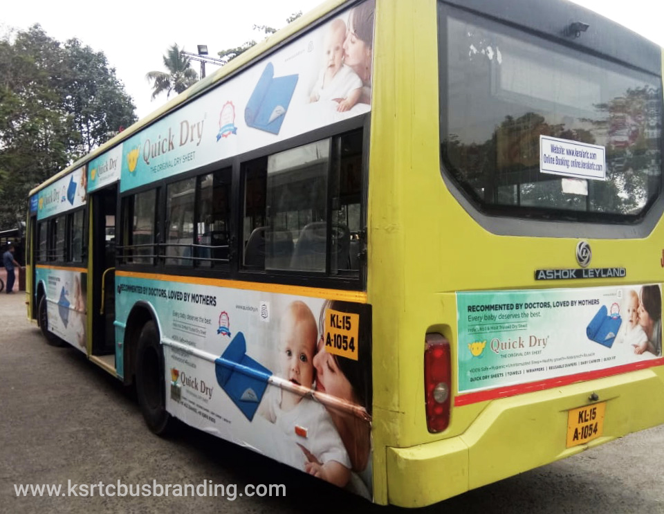 advertisement in bus in kerala