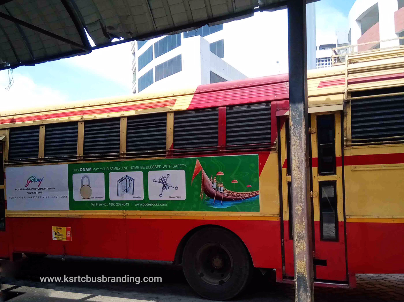 Ad on Bus cost in Kerala